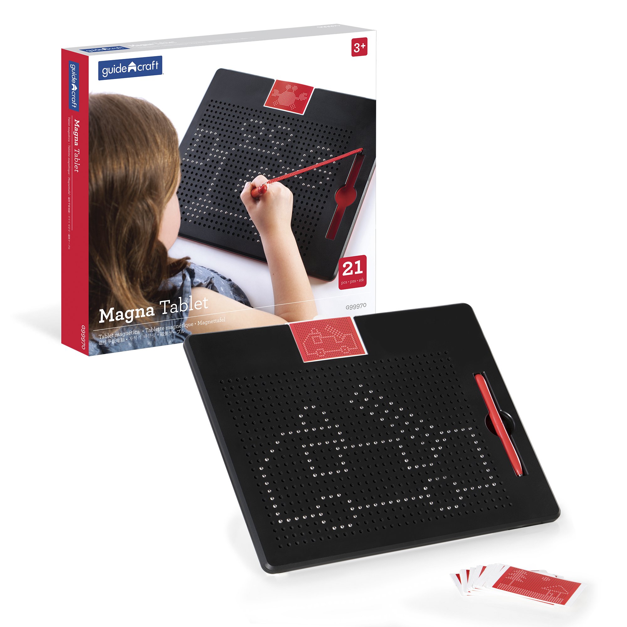 Guidecraft - tablica magnetyczna do rysowania, 1 sztuka (opakowanie