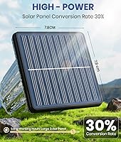 Vista 2 de Super Bright Solar Pathway Lights Outdoor Powered 8 Pack,Adjustable Warm&Cool White,Waterproof IP65 Solar Garden Decor Landscape Lighting Outside