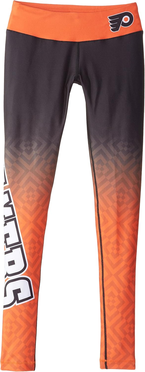 FOCO NHL Philadelphia Flyers Gradient Print Legging - WomensSmall