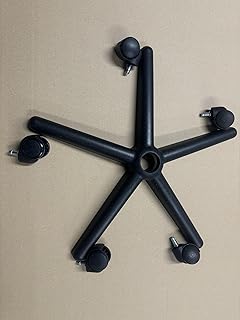 Genuine Heavy Duty Gaming Office Chair Replacement Base with Casters for Argos Home Faux Leather Mid Back Gaming Chair Blu...