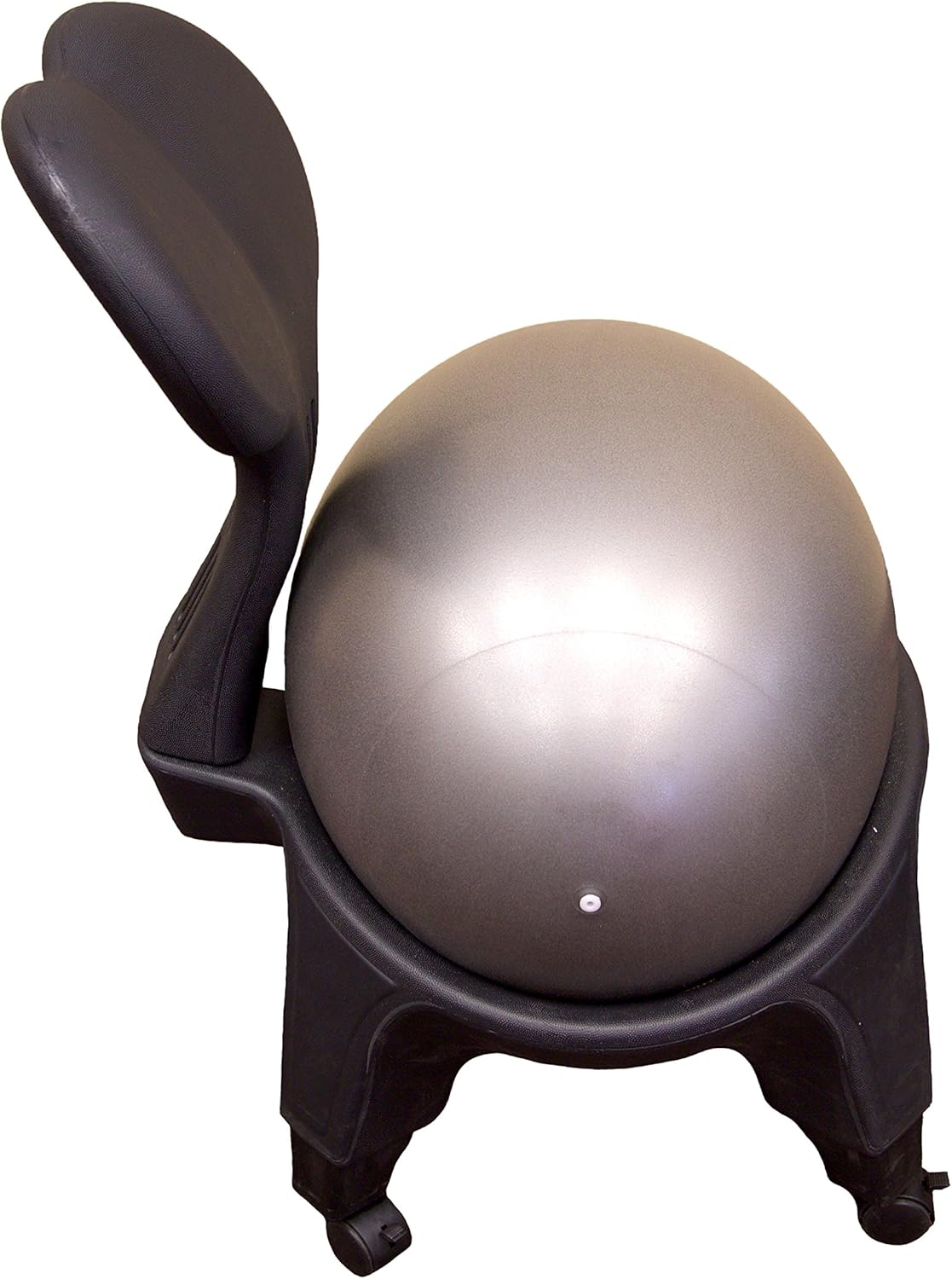 JFIT Ergonomic Comfort/Stability Balance Ball Fitness Chair,Black,5' to 6'3"