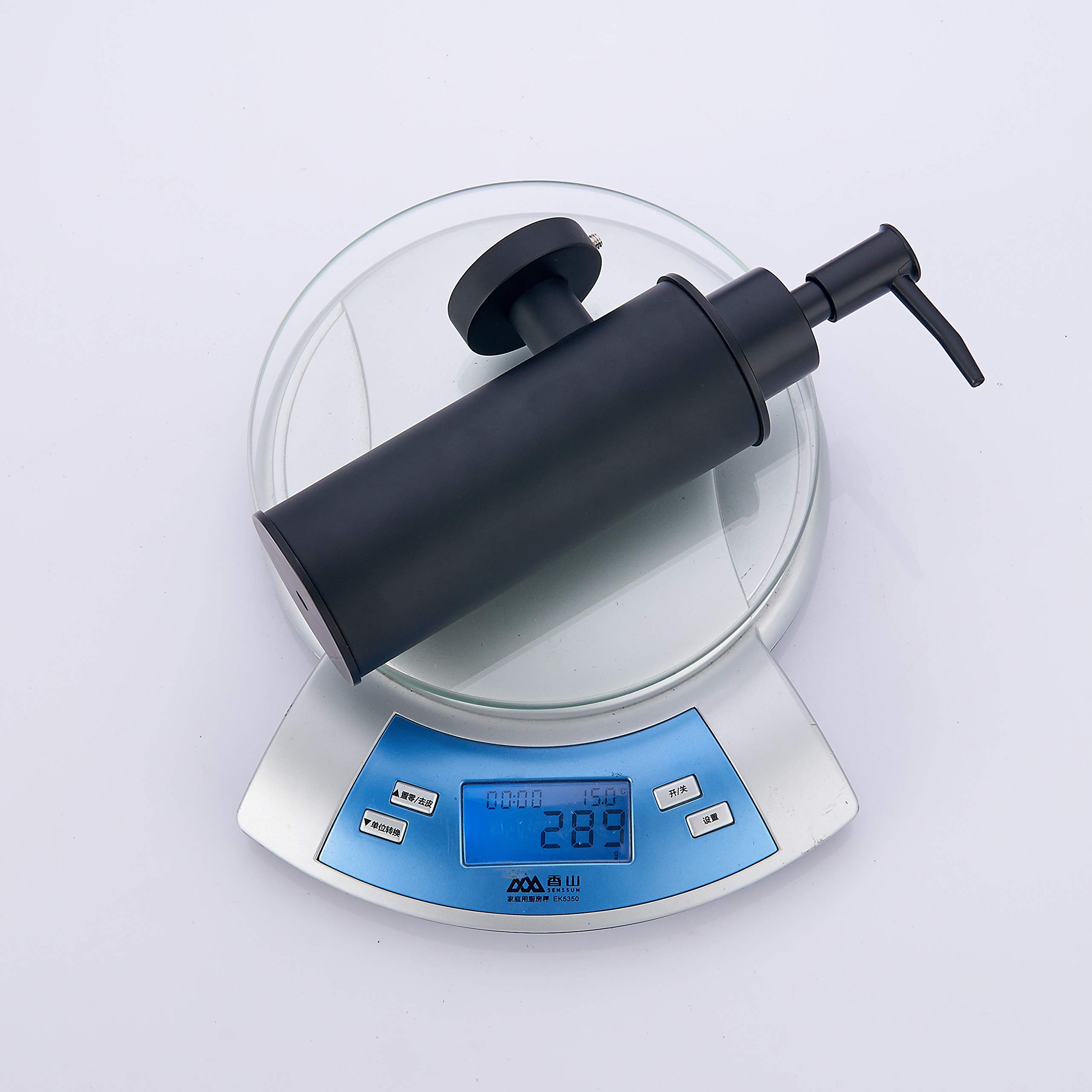 bgl Dispenser di Sapone in Acciaio Inox 304 Montaggio a Parete per Cucina e Bagno