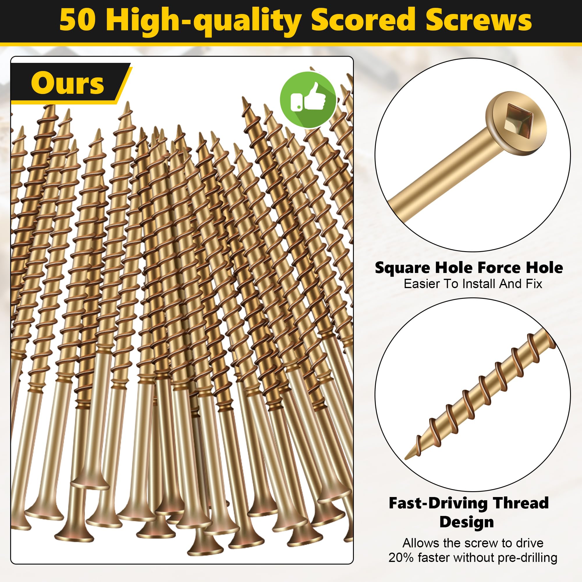 Dreyoo Floor Repair Kit - Stop Squeaks! -5 Dreyoo Floor Repair Kit - Stop Squeaks! -5
