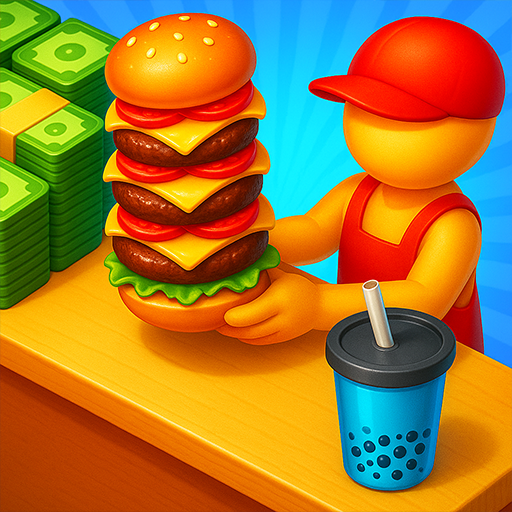 Burger Empire Idle Tycoon Master: Manage Fast Food Restaurant Business Hamburger Simulator Game
