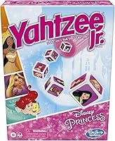 Yahtzee Jr.: Disney Princess Edition Board Game for Kids Ages 4 and Up, For 2-4 Players, Counting and Matching Game for...