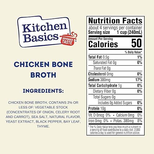 Miniatura 2 de Kitchen Basics Caldo de hueso de pollo original (keto amigable), 32 fl oz (paquete de 12)