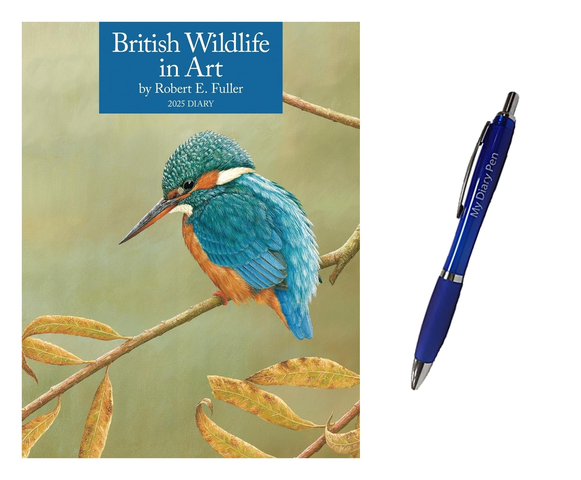 calendars British Wildlife in Art by Robert Fuller Deluxe Diary 2025 + EXCLUSIVE LIMITED EDITION PEN