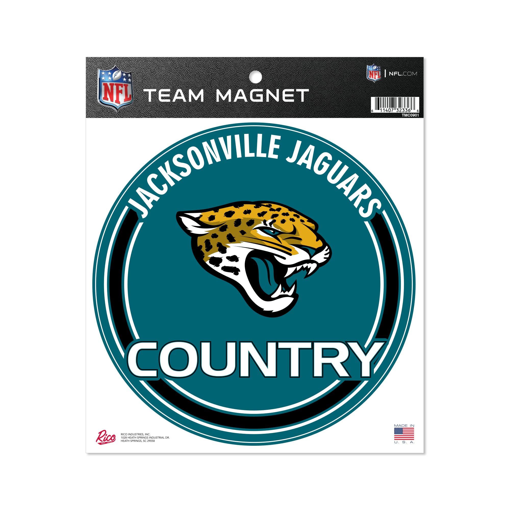 Rico Industries NFL Jacksonville Jaguars 8