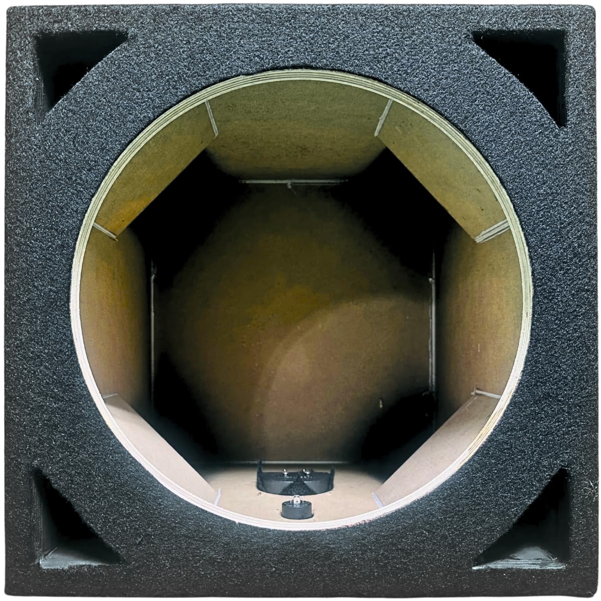 Altavoz de graves vacíos de 12 pulgadas, caja de subwoofer para audio de coche, altavoces estéreo Xtreme duraderos, cajas de subwoofer de madera fuerte, alfombra, cuerno chuchera, estilo brasileño