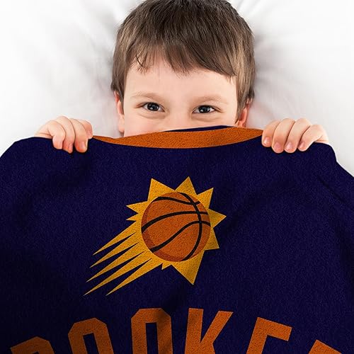 Miniatura 4 de Sleep Squad Phoenix Suns Devin Booker - Manta de felpa Raschel de 60 x 80 pulgadas
