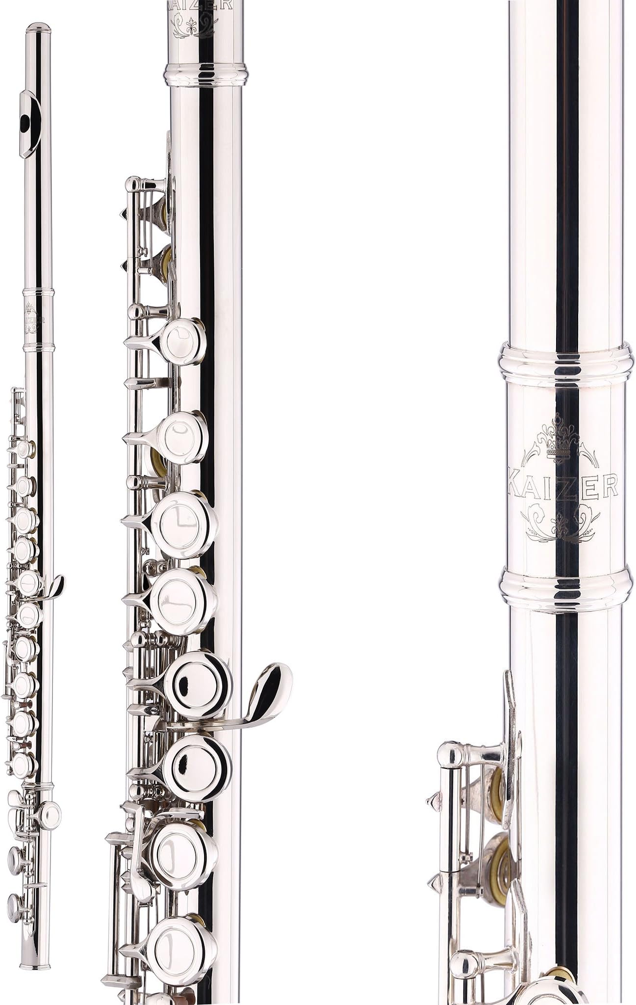 Flute C Key 1000 Series Closed Hole Nickel Silver New 2021 Model Student Flute FLT-1500NK