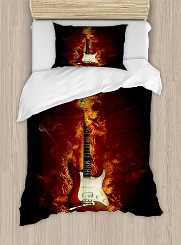 Ambesonne - Juegos de funda de edredón multicolor, en colores y tres tamaños.