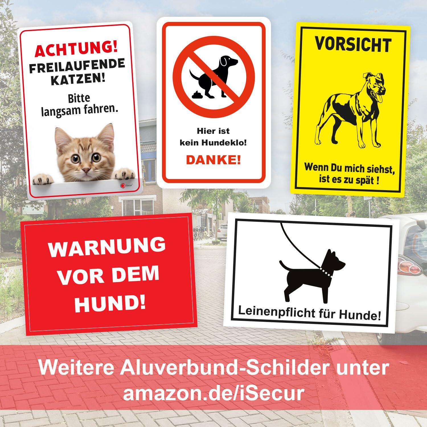 Katzenschild ‚Vorsicht Freilaufende Katze!‘ – 20 X 30 Cm, Wetterfest, Aus Kunststoff, Für Garten & Haus