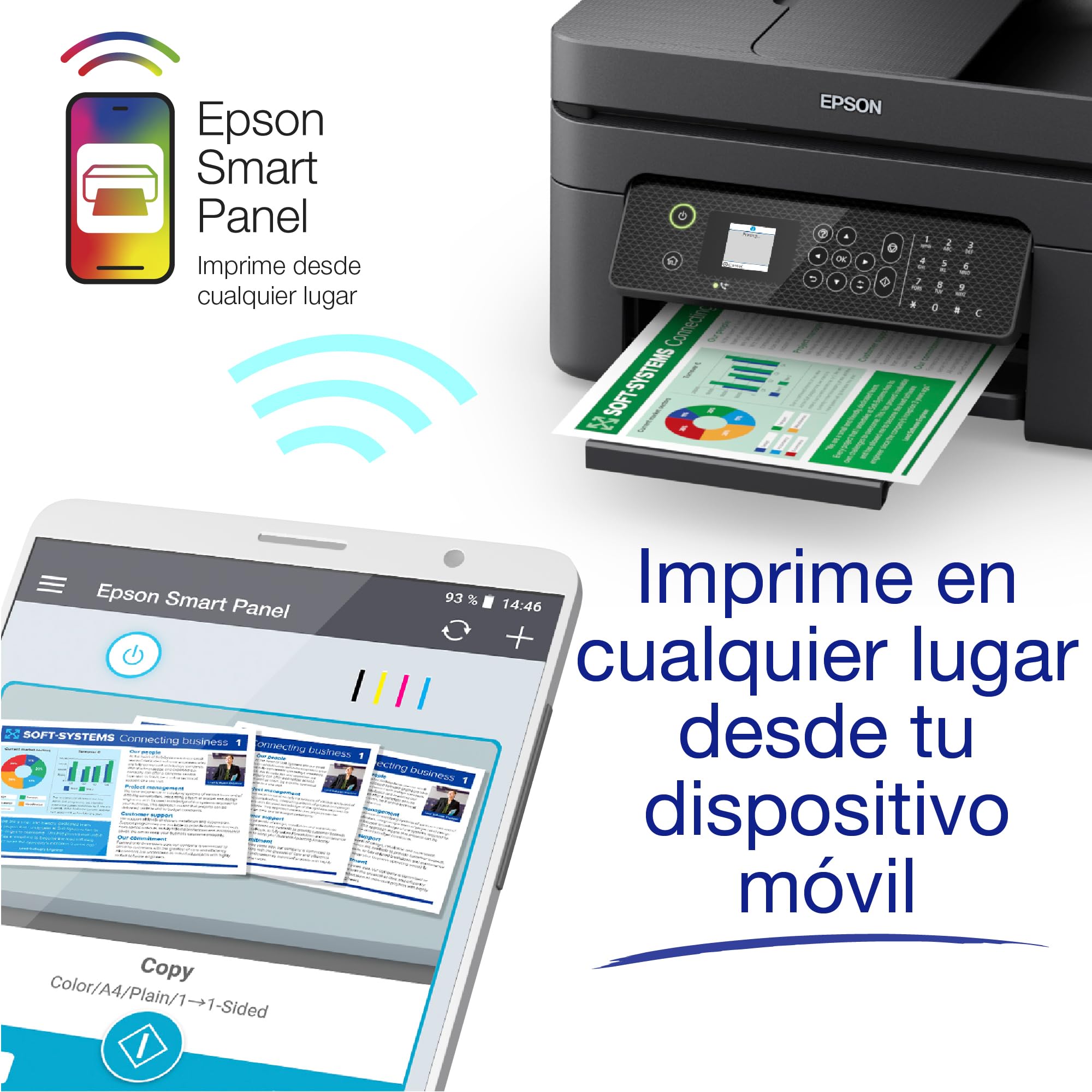 Epson Impresora de inyección de Tinta multifunción Expression Premium XP‑7100 A4 con conectividad inalámbrica