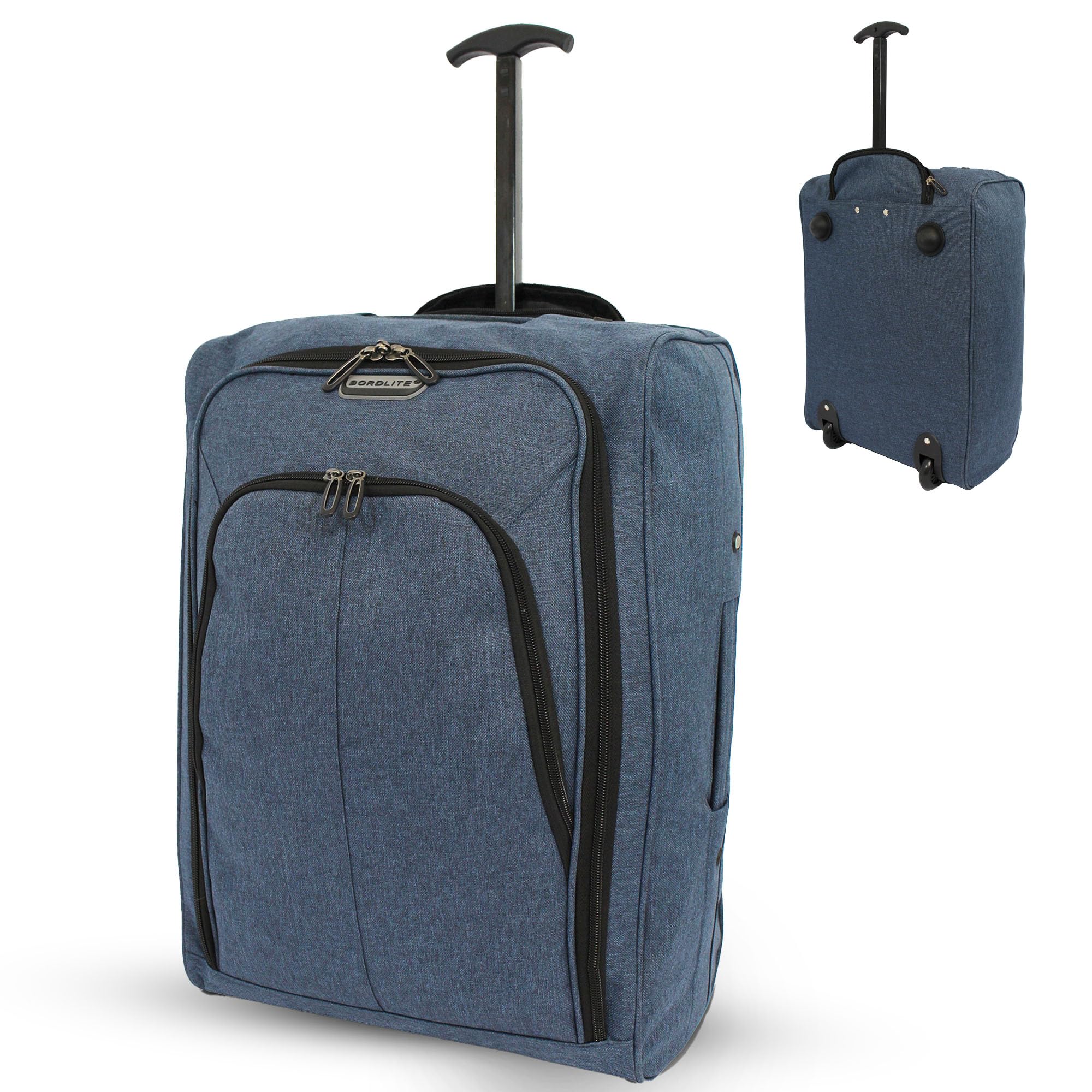 AVIO Cabin Suitcase with Wheels – 39L Nomad Collection Lightweight Carry On Suitcase with Water-Resistant Lining & Telescopic Handle – Ryanair EasyJet Jet2 Approved Cabin Bag Hand Luggage (50x35x20cm)