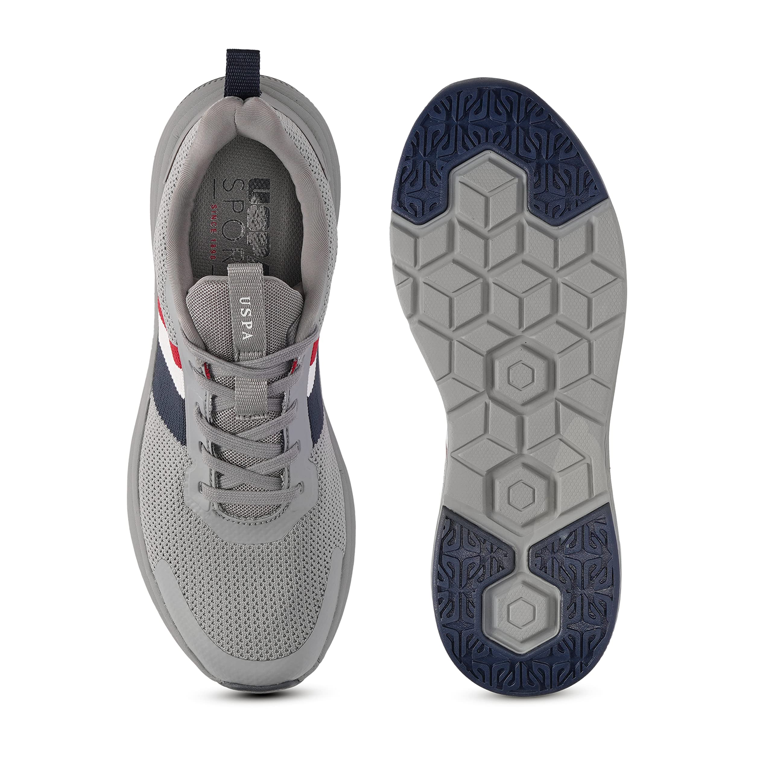 U.S. Polo Assn. Mens Mullen 2.0 Grey Sneaker - 8 UK (2FD22330G07) (B0B645FWJJ) Amazon Price History, Amazon Price Tracker