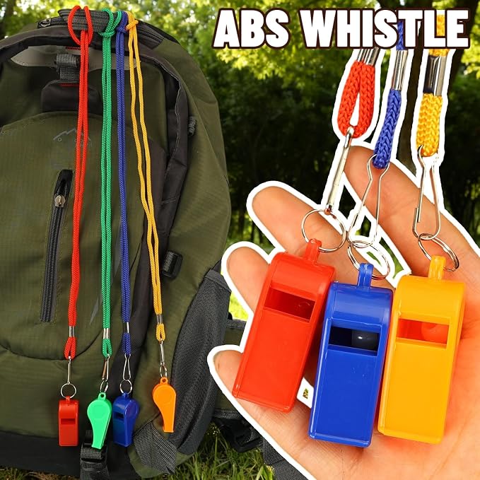 Silbatos de seguridad plásticos coloridos para deportes miniatura 7