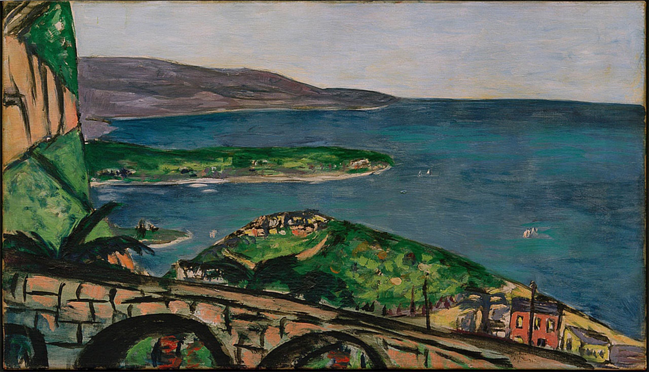 POSTERIIk Famous Animal Posters Vintage Picture View of Cap Martinby Max Beckmann Modern Wall Decor for Home Decor 60x90cm