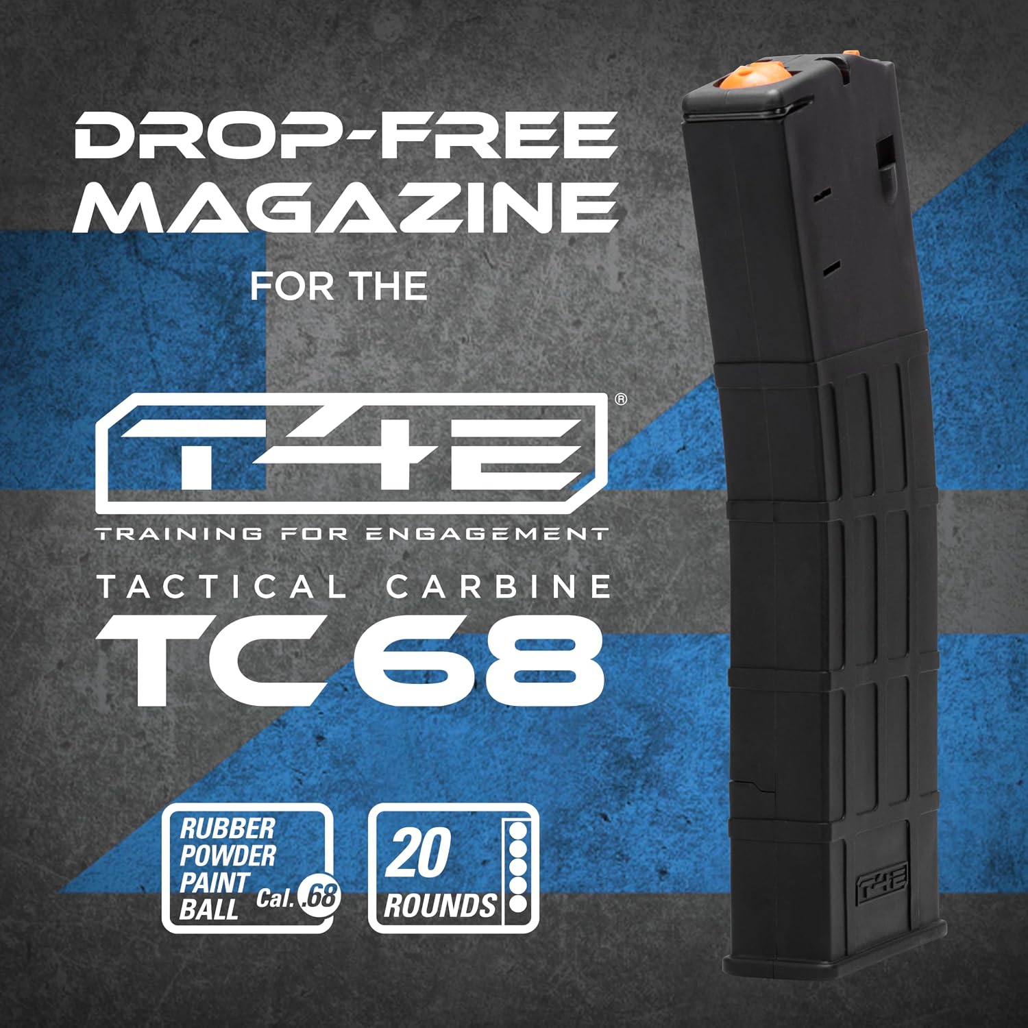 Umarex T4E TC68 .68 Caliber 20rd Round Paintball Marker Magazine
