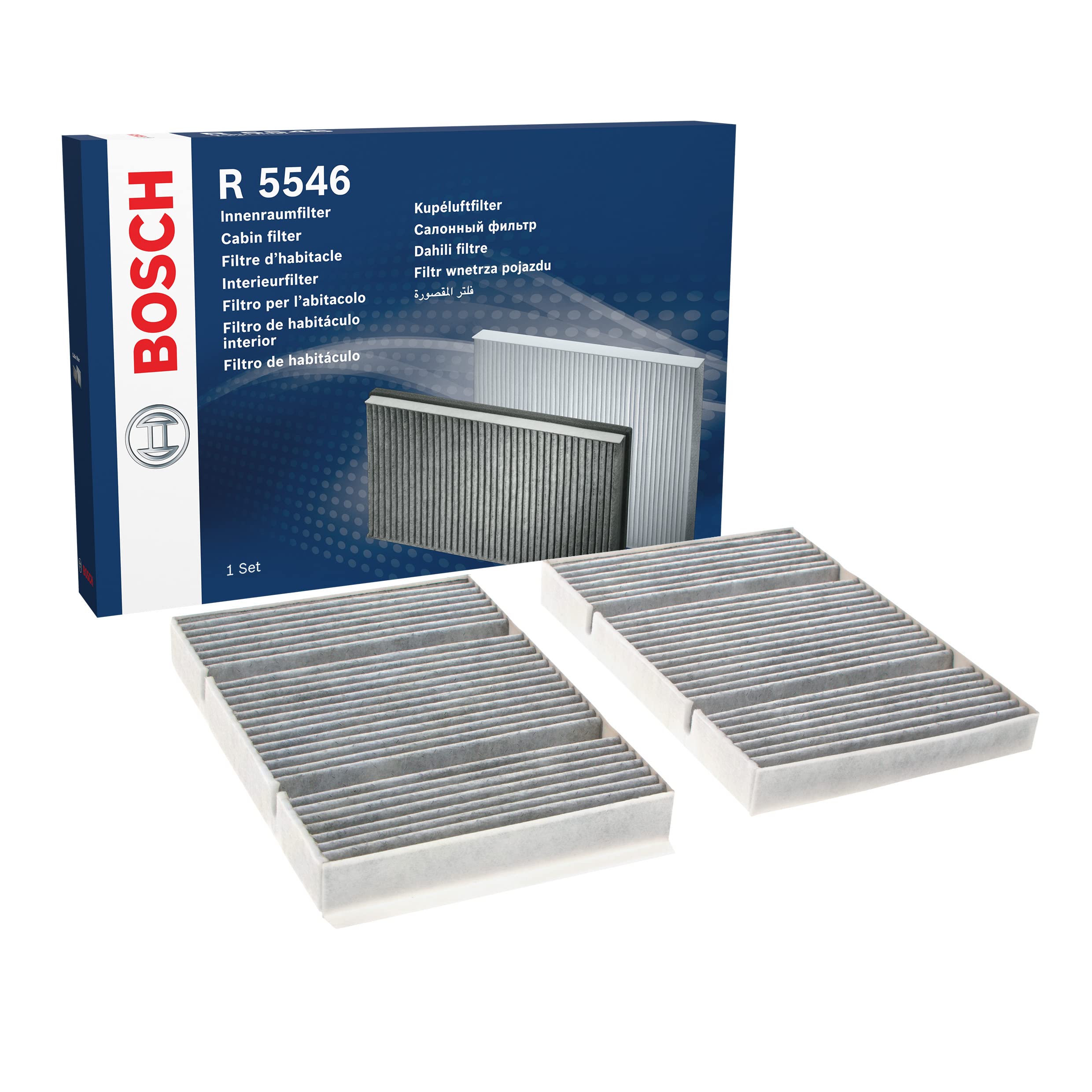 Bosch R5546 filtr wewnętrzny z węglem aktywnym