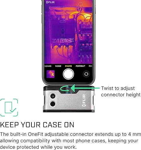 Miniatura 3 de FLIR One - Cámara de imágenes térmicas para smartphones iOS (iPhone 15 y más nuevo con USB-C), resolución súper 240x180 (IR nativa 80x60)