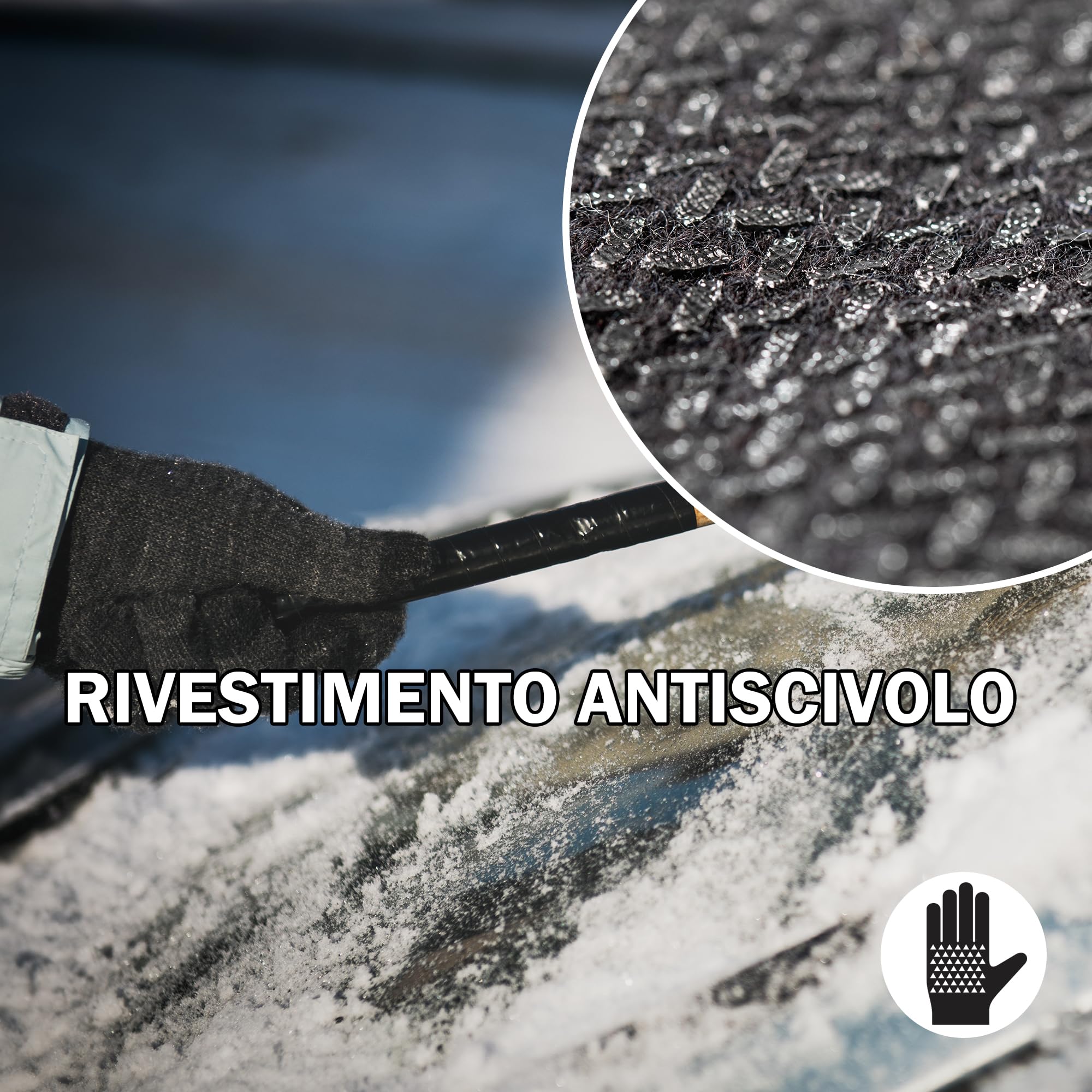 ineepor Guanti Invernali Uomo Donna,Guanti Touchscreen di Alpaca Termica,Guanti in Calda Lana Antiscivolo per Guida Computer Smartphone Lavoro,Guanti Sportivi Anti-Freddo per Sci,Ciclismo,Moto,Corsa