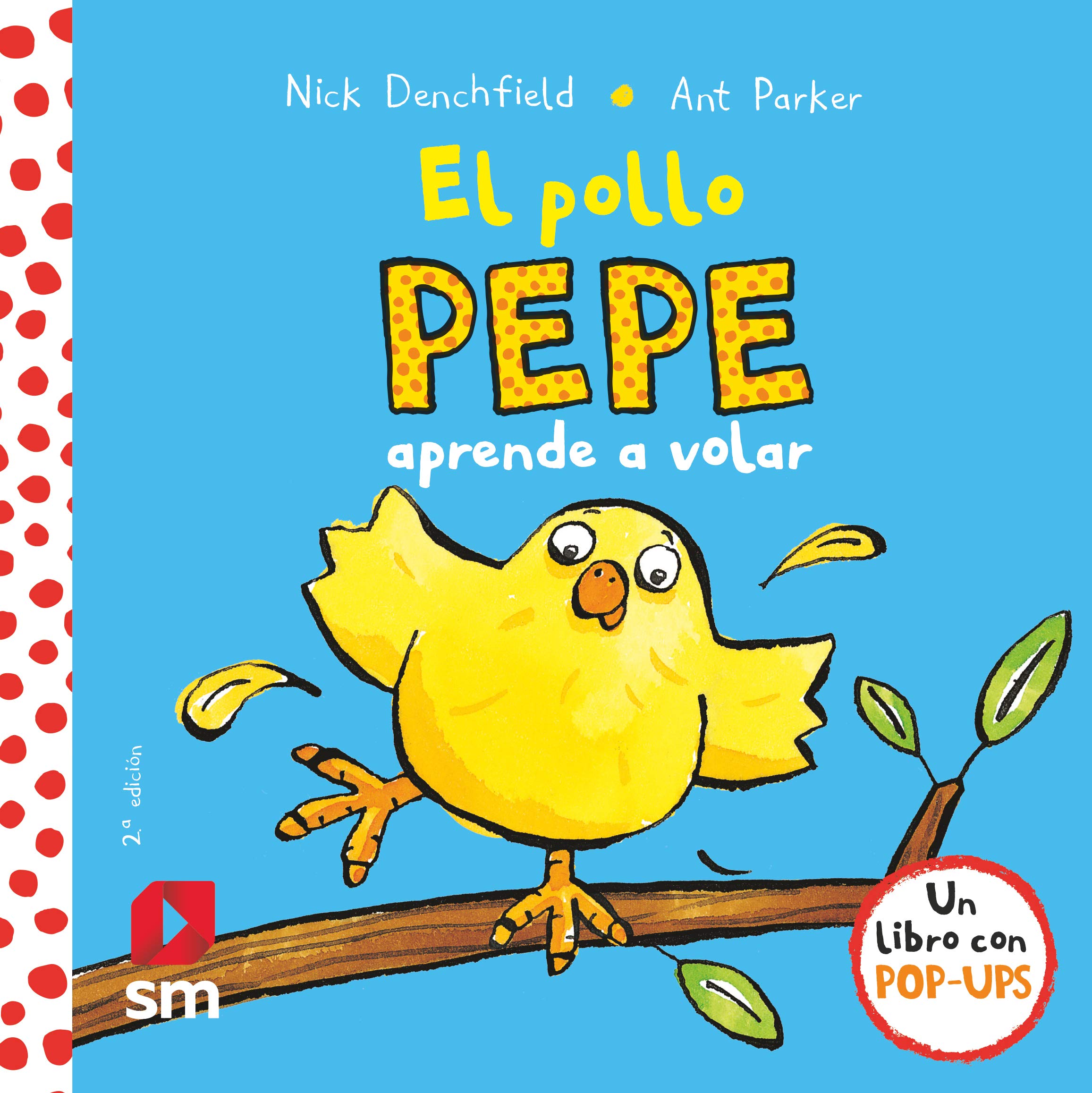 El pollo Pepe aprende a volar