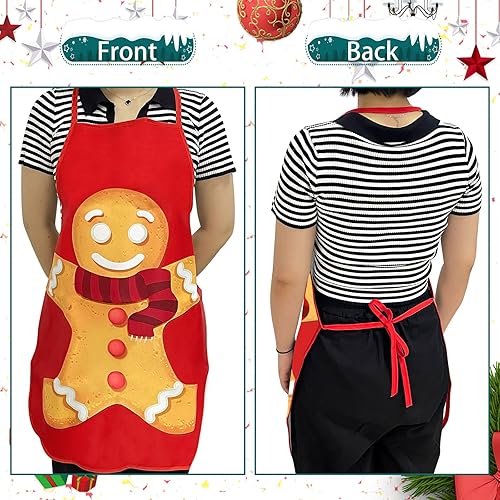 Miniatura 5 de Ramadan Kareem - Delantal de cocina único para mujeres y hombres, para cocinar, hornear, hacer manualidades, jardinería