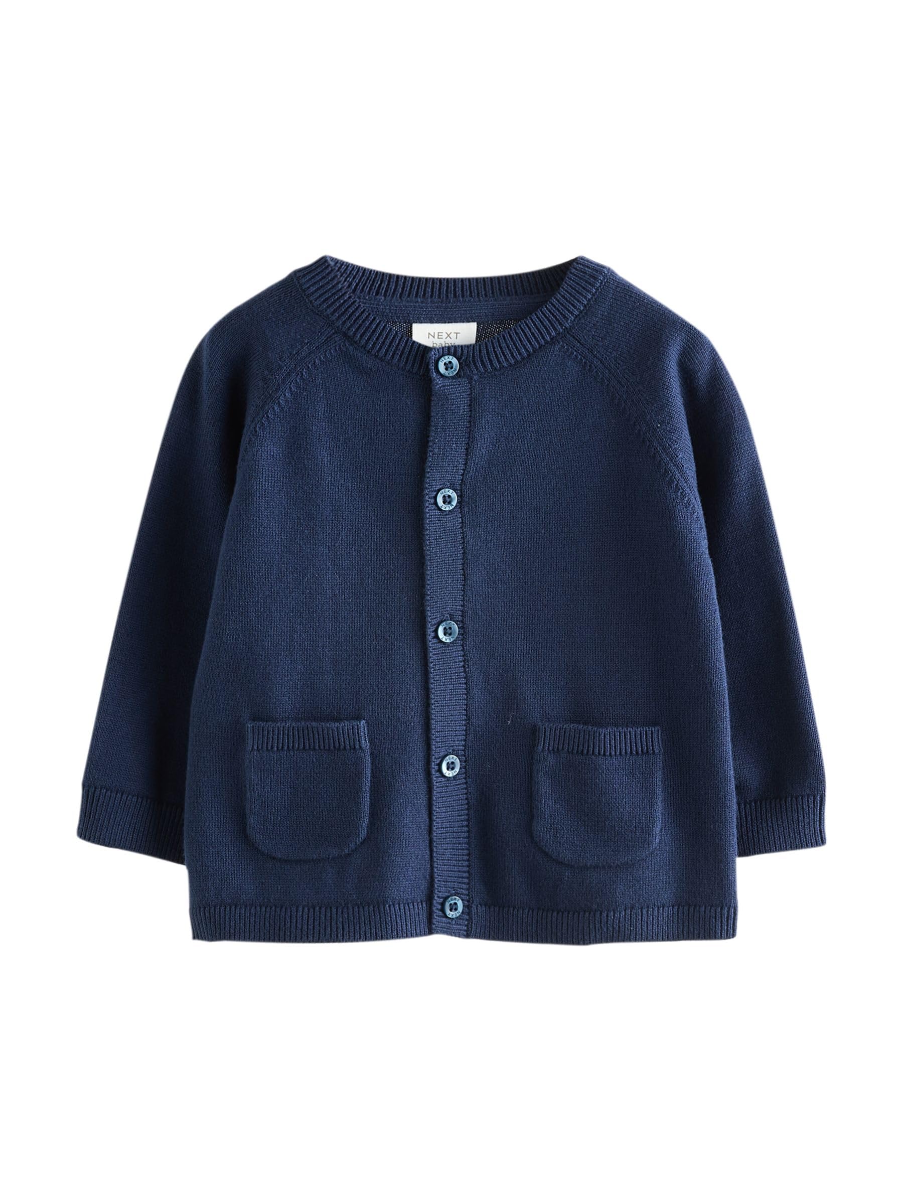 NEXT Bambini Confezione da 2 cardigan in maglia per neonati in 100% cotone