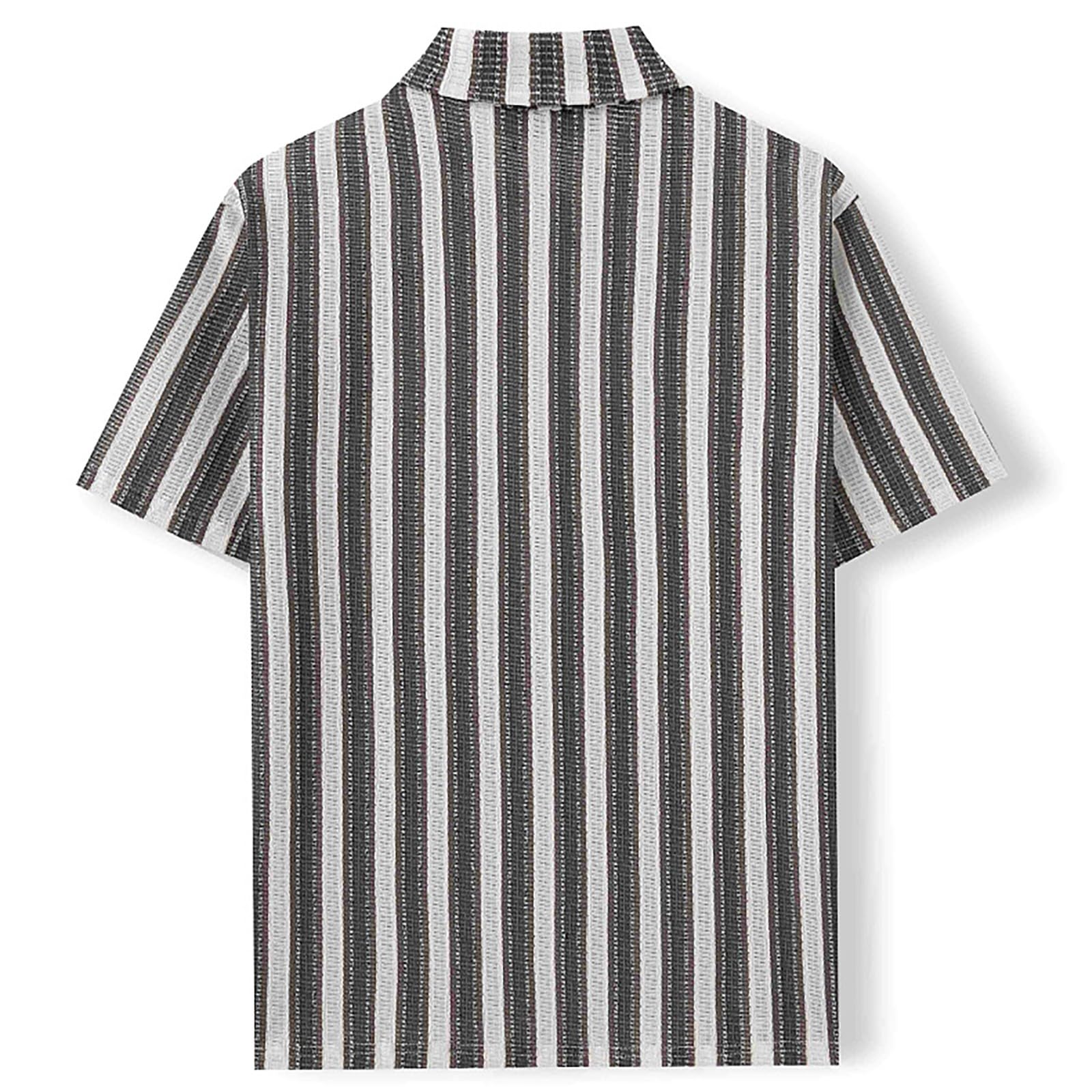Hombre Camisetas Lino Camisa de Verano Manga Corta Regular Fit Respirablecamisas de Lino hombreCmodo y Transpirable