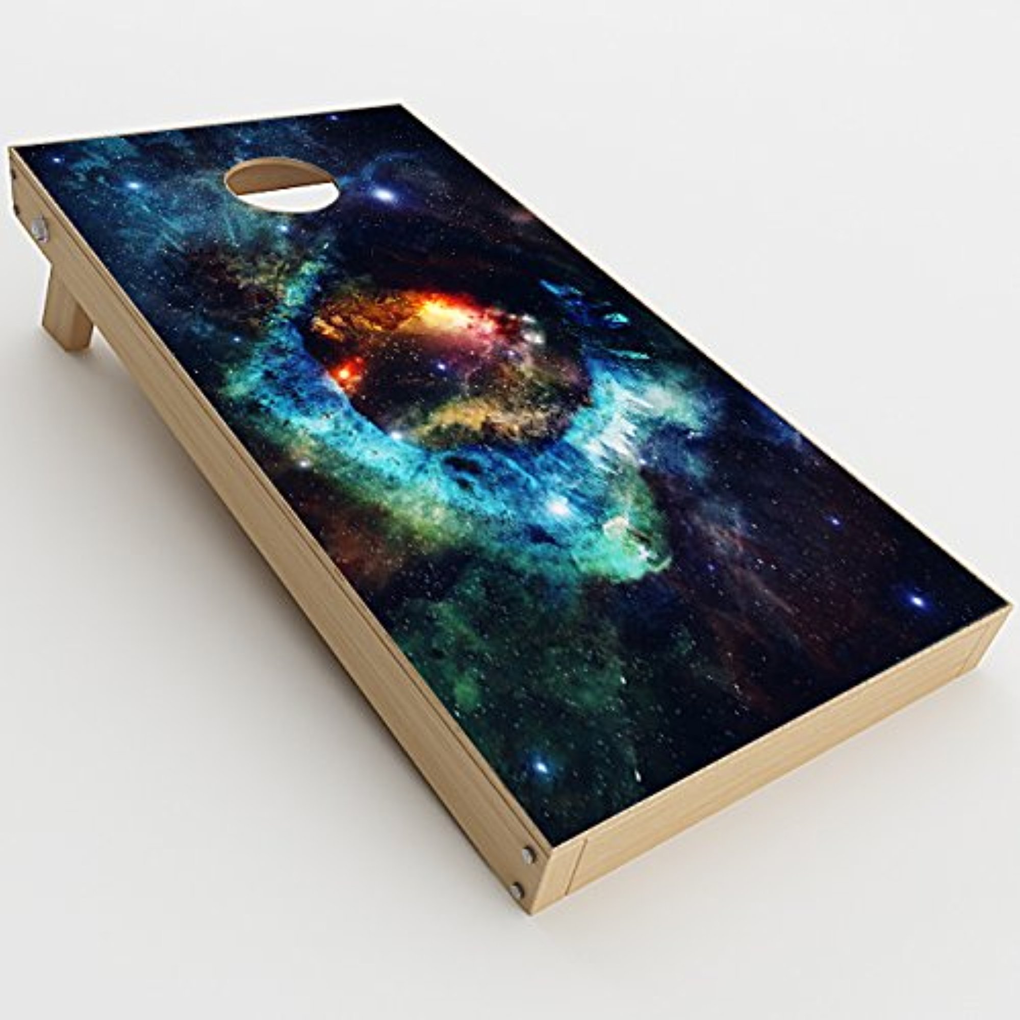 Skin Decal Vinyl Wrap for Cornhole Outdoor Game Bag Toss (2 x pcs. Skins only) / Nebula 3