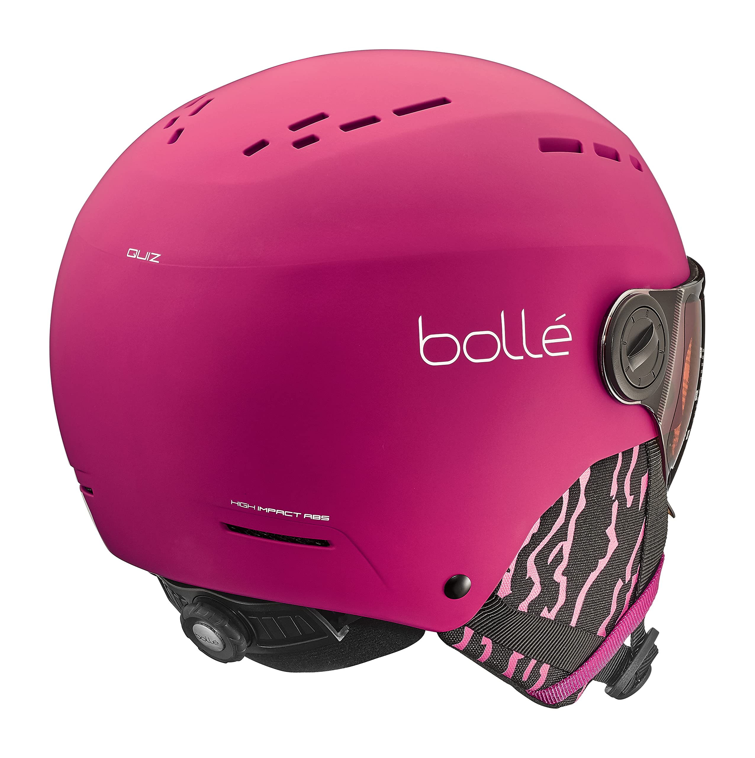 bollé - QUIZ VISOR Casco da sci, M, unisex per bambini