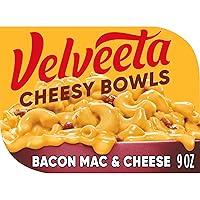 Vista 1 de Velveeta Cheesy Bowls - Comida para microondas con tocino y queso, bandeja de 9 onzas