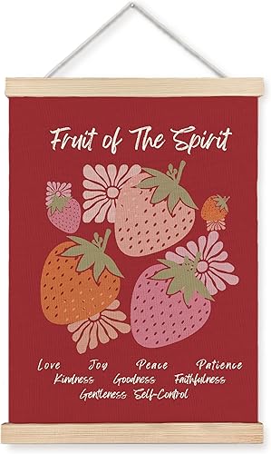 Miniatura 10 de WUCHJ Fishers of Men - Póster de arte de pared cristiano, decoración de pared cristiana, versículo bíblico de peces retro, escrituras religiosas,