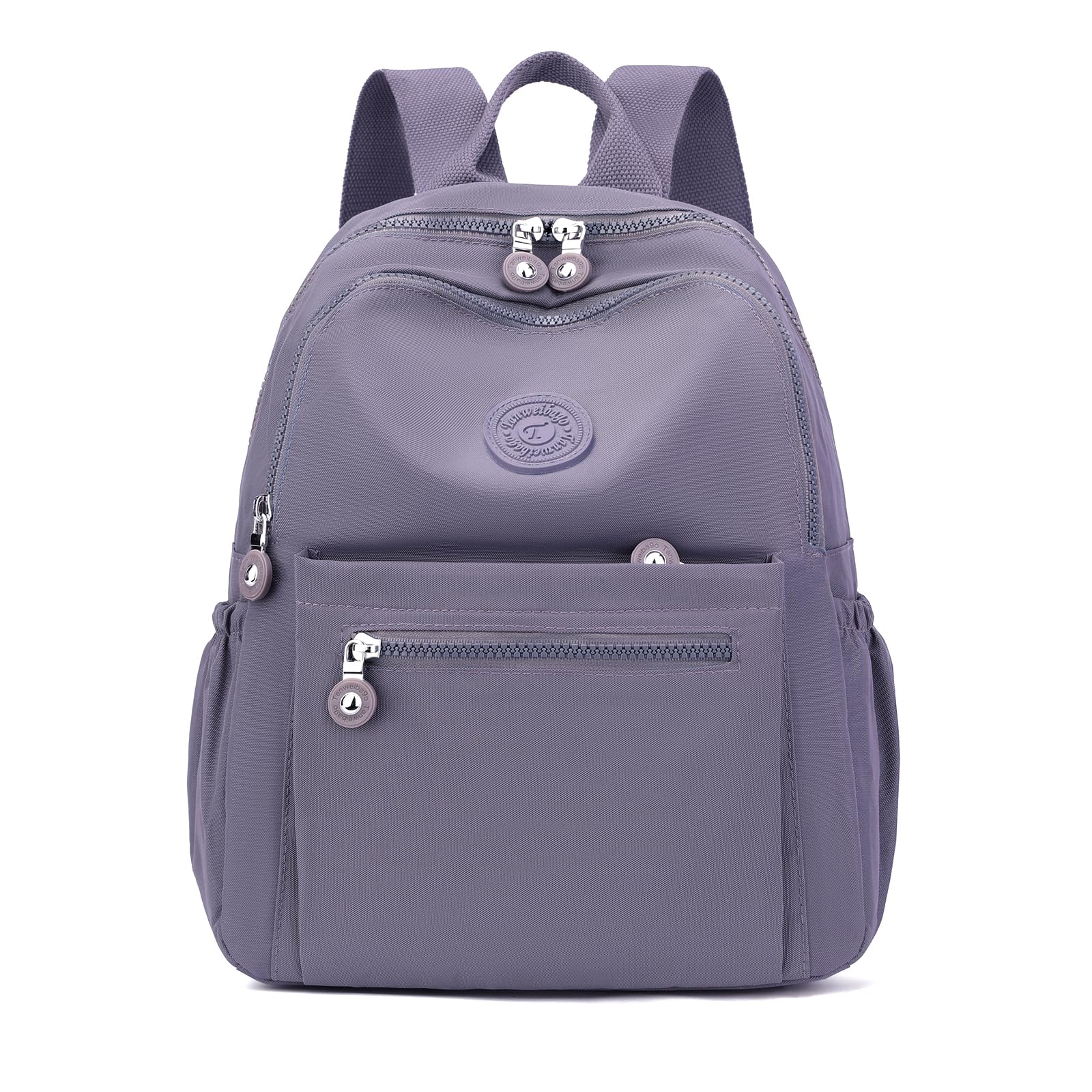 Tanweibago Mini Nylon Women Backpacks,11L Small Ladies backpacks Casual Lightweight Women Shopping Travel Daypack (Grey)