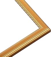 Vista 4 de Poster Palooza Marco de fotos contemporáneo de madera dorada antigua de 15 x 18 pulgadas, acrílico UV, respaldo de tablero de espuma y accesorios