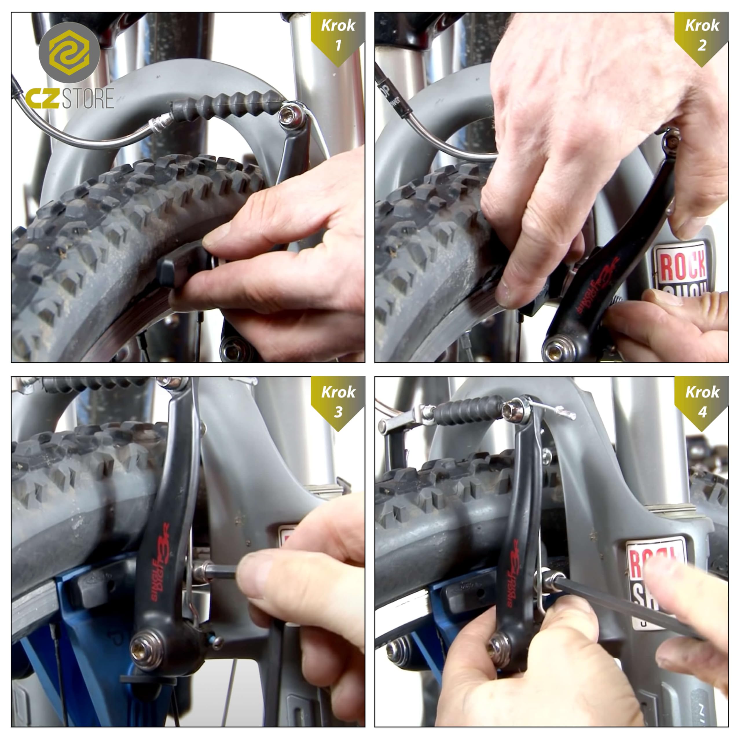 Klocki Hamulcowe V-Brake 70 mm | Zestaw 4/8 szt. |✮✮DOŻYWOTNIA GWARANCJA✮✮ – Klocki Hamulcowe do Roweru Górskiego MTB, Trekkingowego i Miejskiego – W Komplecie Podkładki i Nakrętki