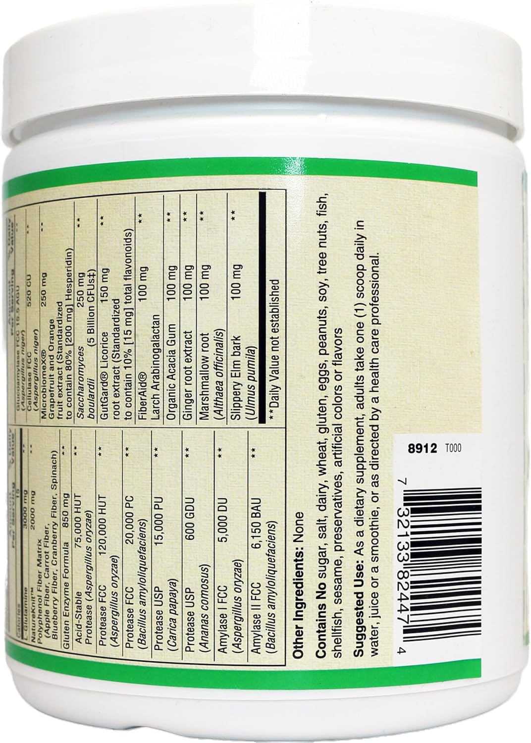 Advanced Gut Care Dietary Supplement, Gluten Free, Non-GMO, Vegan (60 Servings)