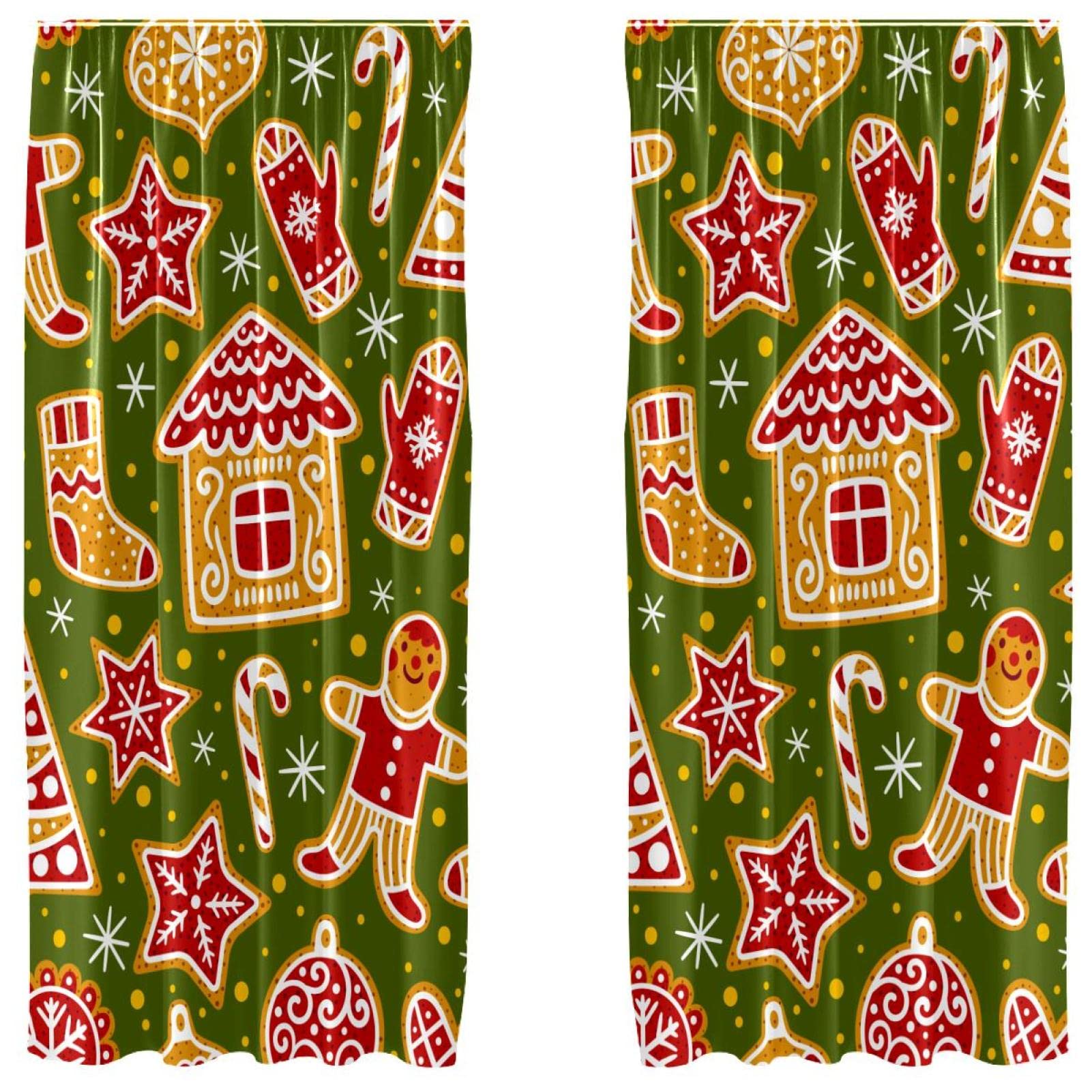 Cortinas de salón para Navidad brillante que transforman tus reuniones familiares de invierno