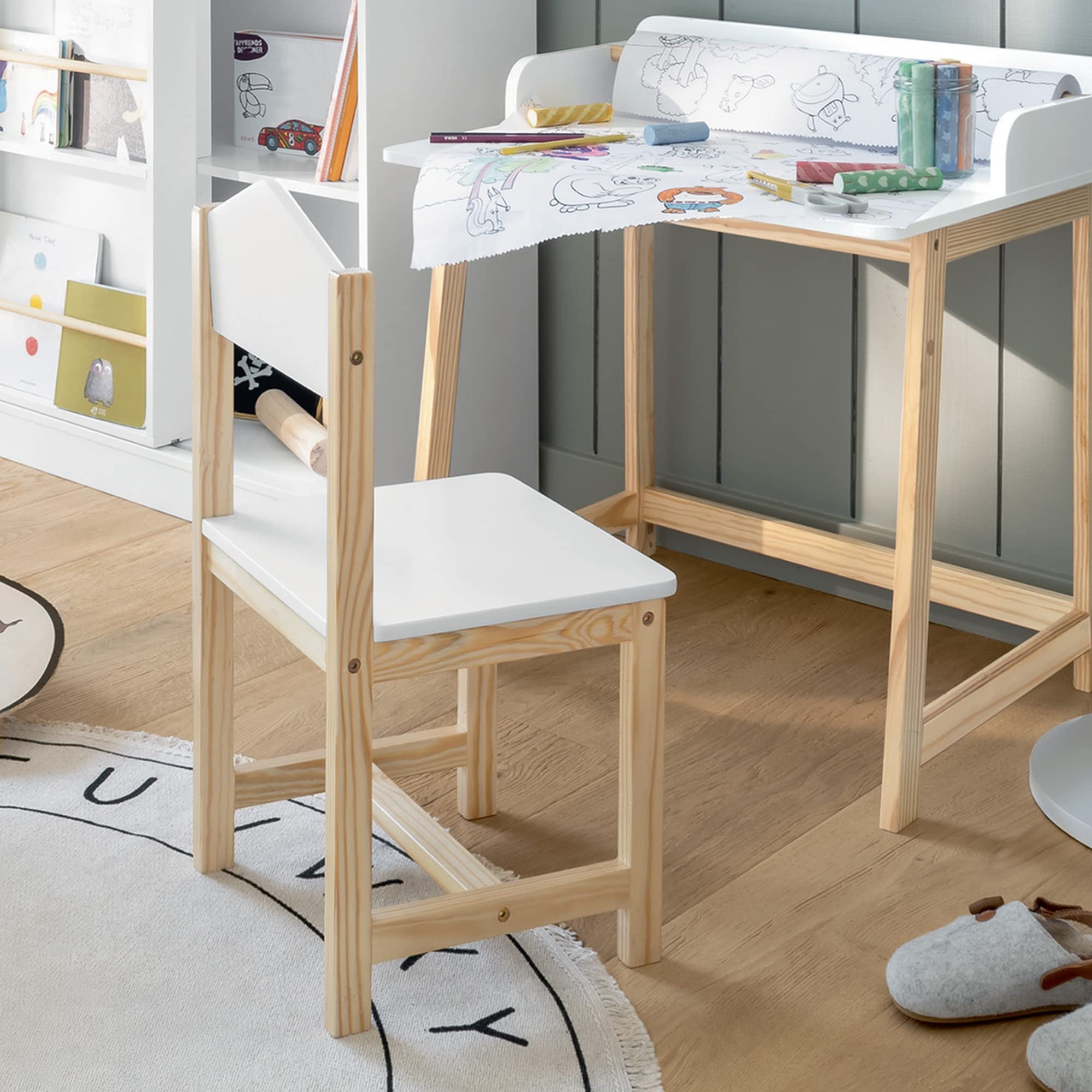 Chaise Enfant Maison Blanche Atmosphera