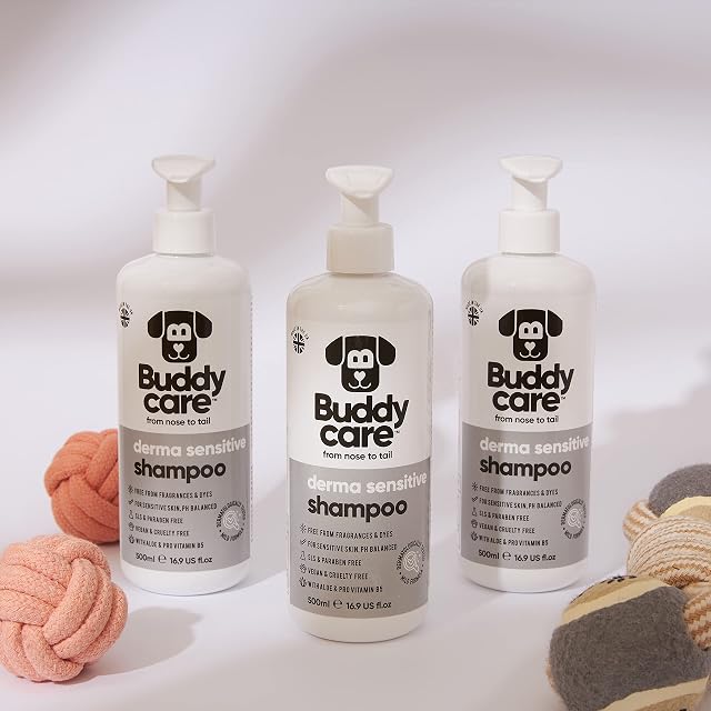Foto 6 de 8 de Buddycare Champú para Perros - con Aloe Vera y Pro Vitamina B5 Sensible a la Piel 500ml