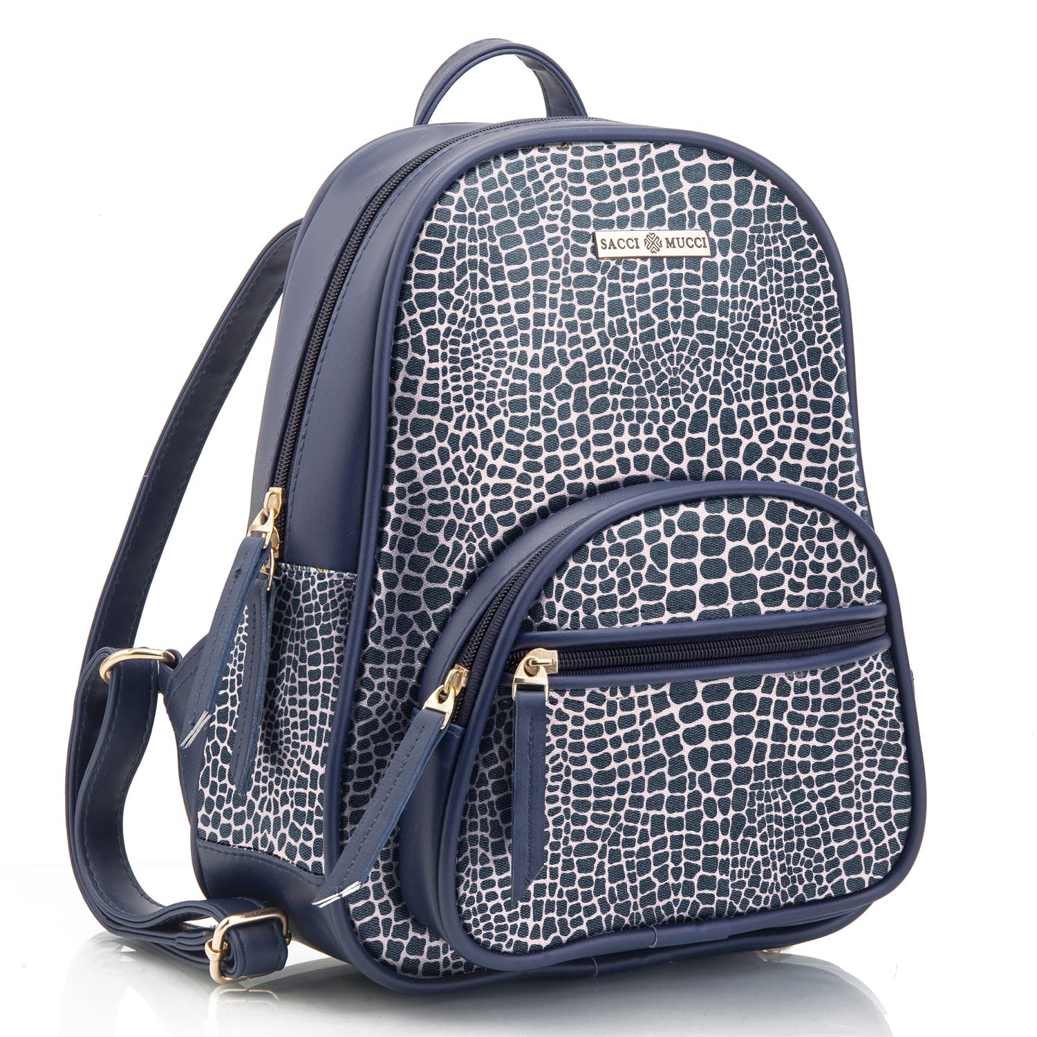 SACCI MUCCIWomen Backpack College Bag latest Girls Gift for Her - Alligator Print