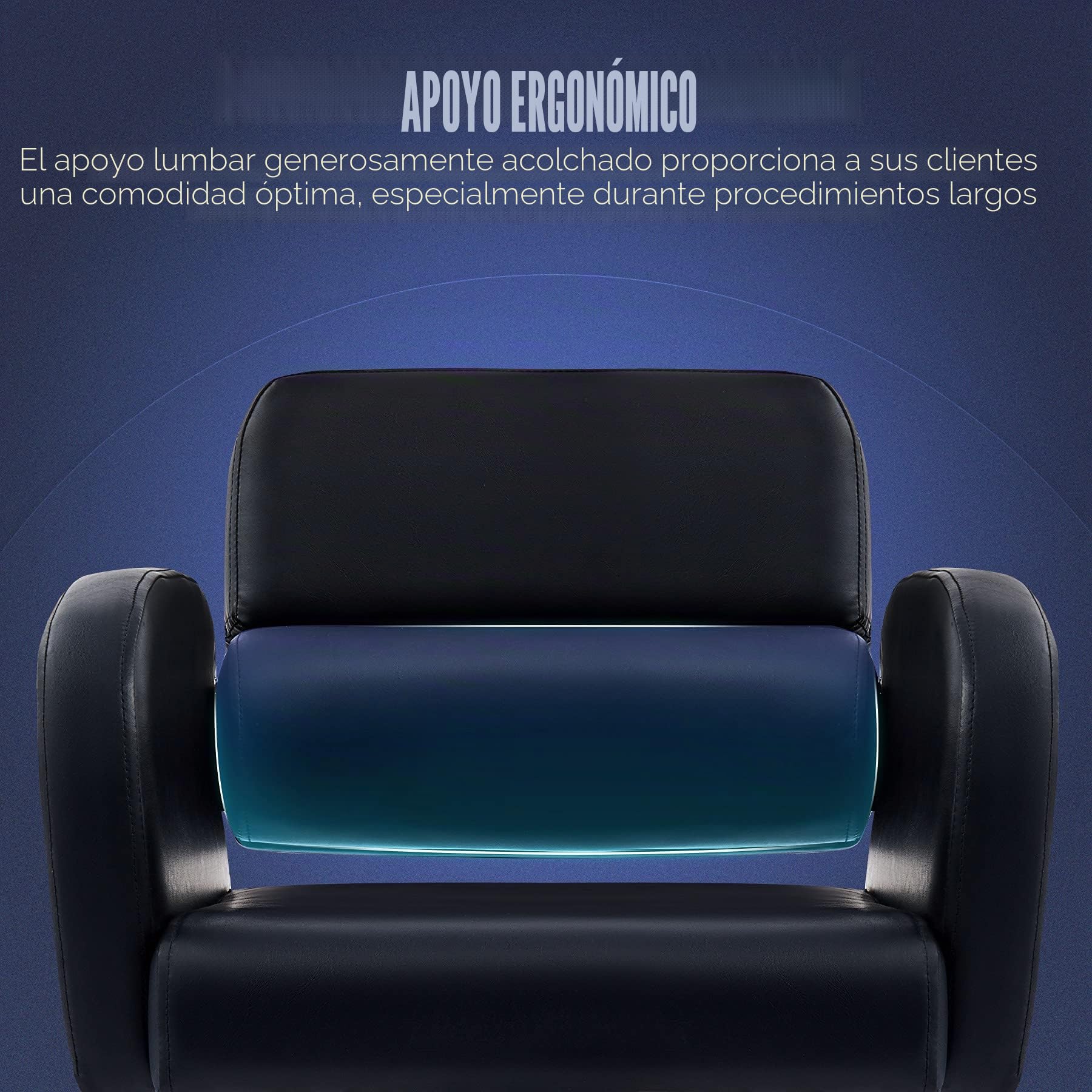 CO-Z Silla de Peluquería Reclinable con Reposacabezas y Reposapiés Sillón de Peluquería Giratoira de Altura Ajustable Silla de Barbero de Alta Resistencia para Salón de Belleza | Sillón de Peluquería Giratoira de Altura Ajustable Silla de Barbero de Alta