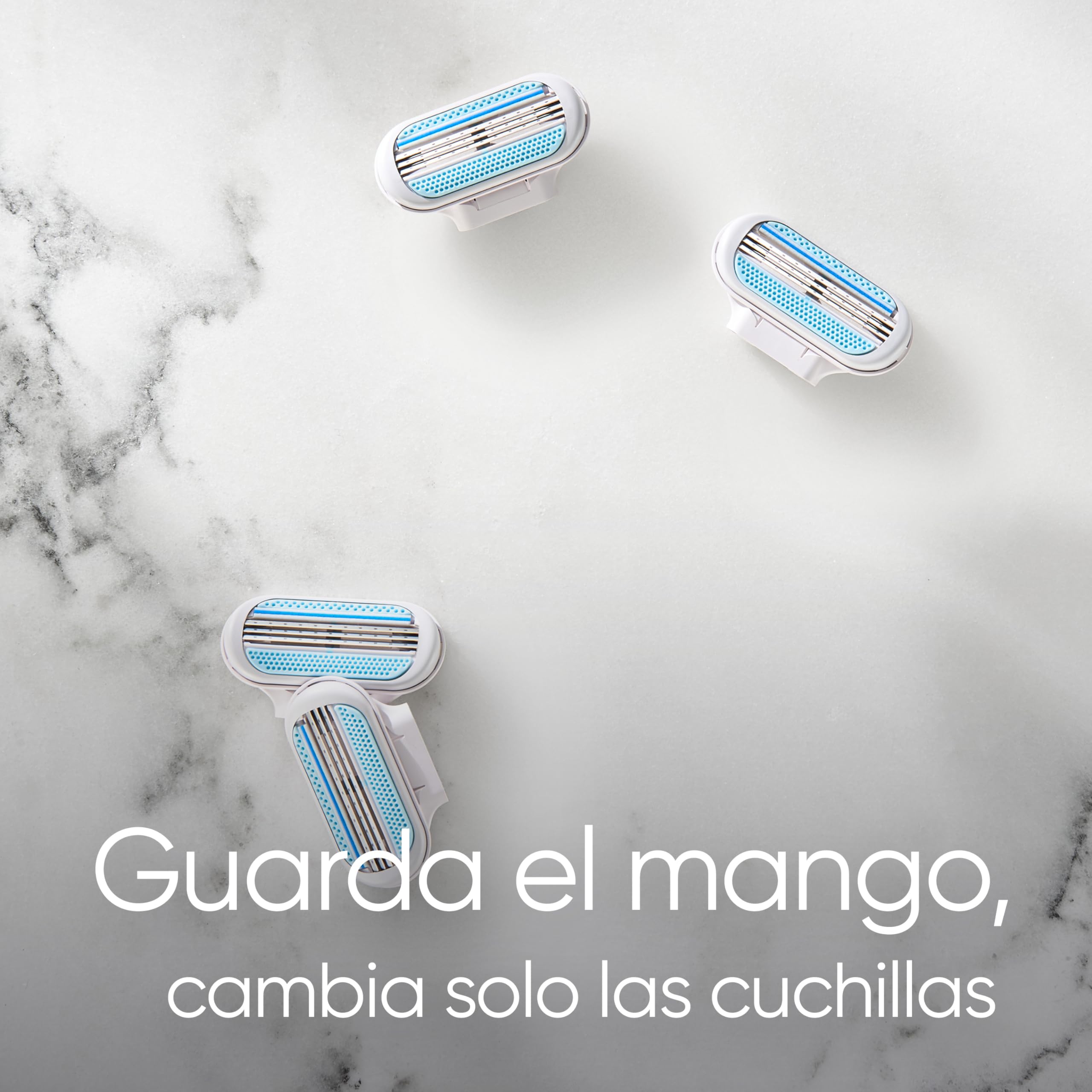 Gillette Venus Gillette Smooth Cuchillas de Afeitar para Mujer, Paquete de 4 Cuchillas de Recambio (el embalaje puede variar), venus recambios