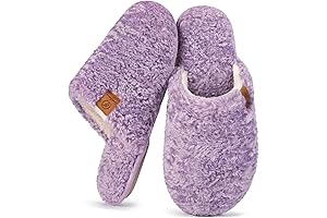 Ultraviolet Dream: Plush Purple Slippers for Cozy Comfort