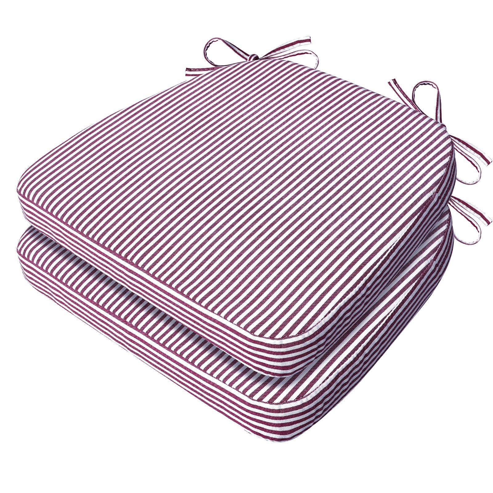 AAAAAcessories Chair Cushions for Dining Chairs, 17 x 16 x 2 in, Set of 2