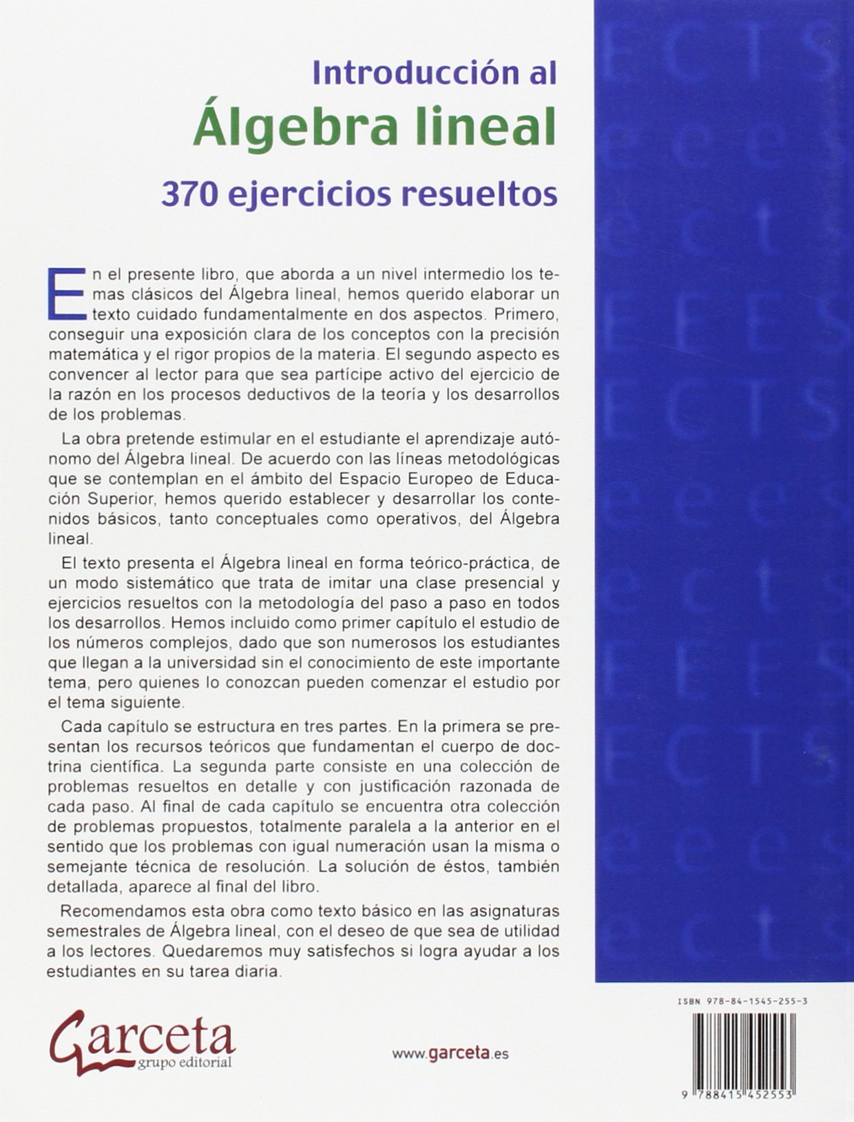 Introducción al Álgebra lineal (SIN COLECCION)