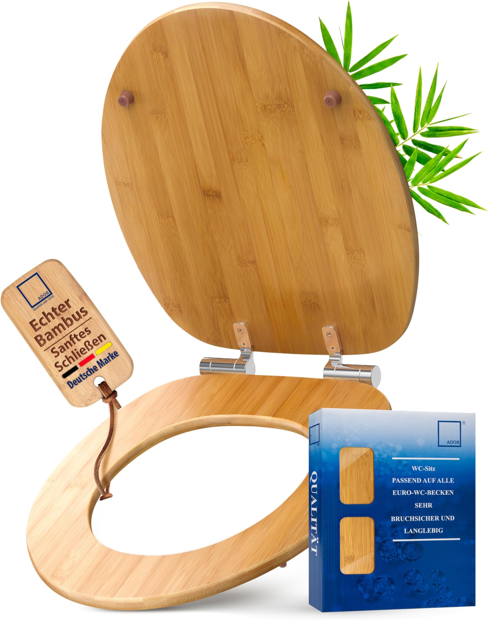 WC Sitz aus Holz mit Absenkautomatik 