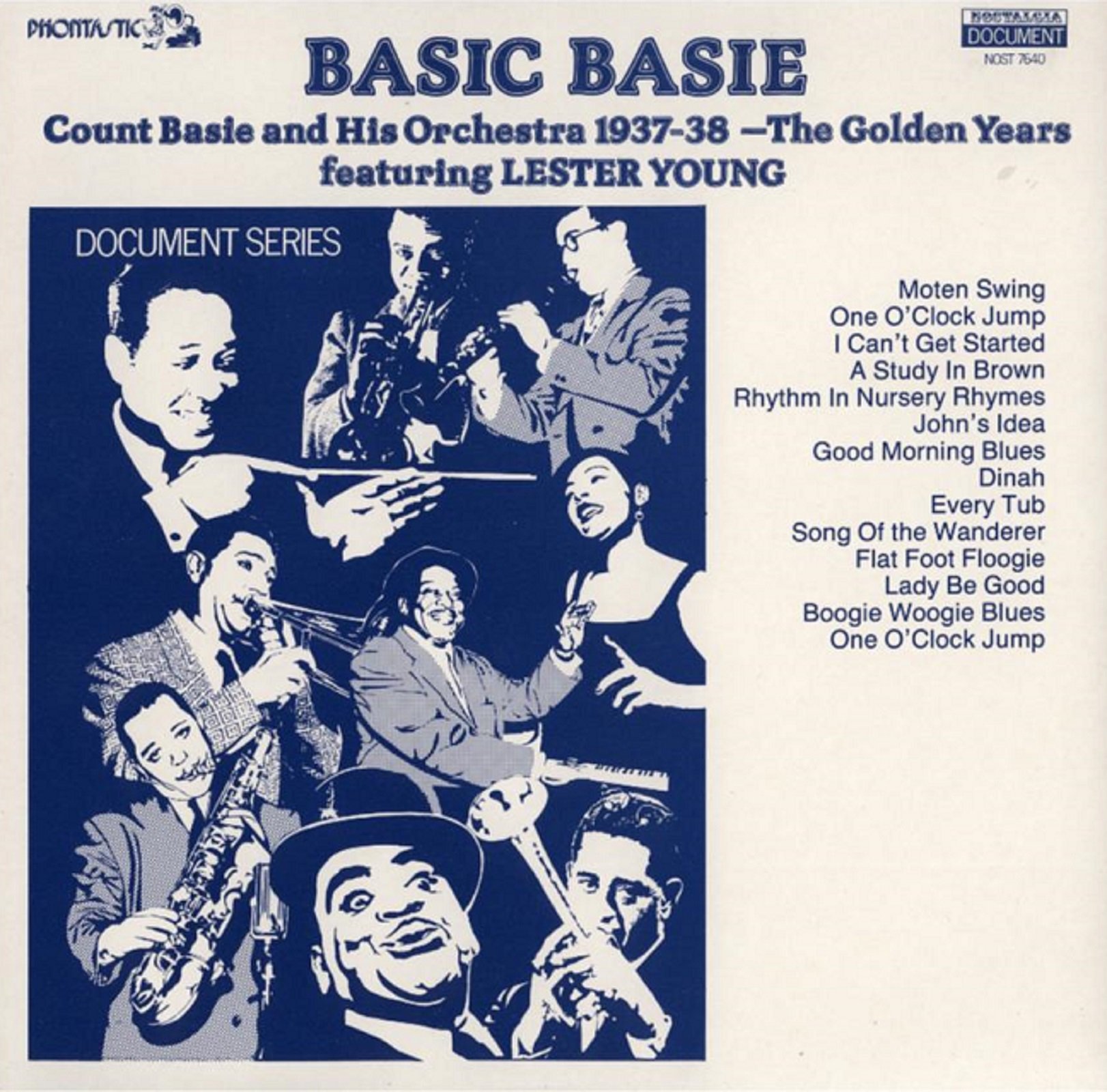 BASIC BASIE 1937-38 The Golden Years Featuring LESTER YOUNG