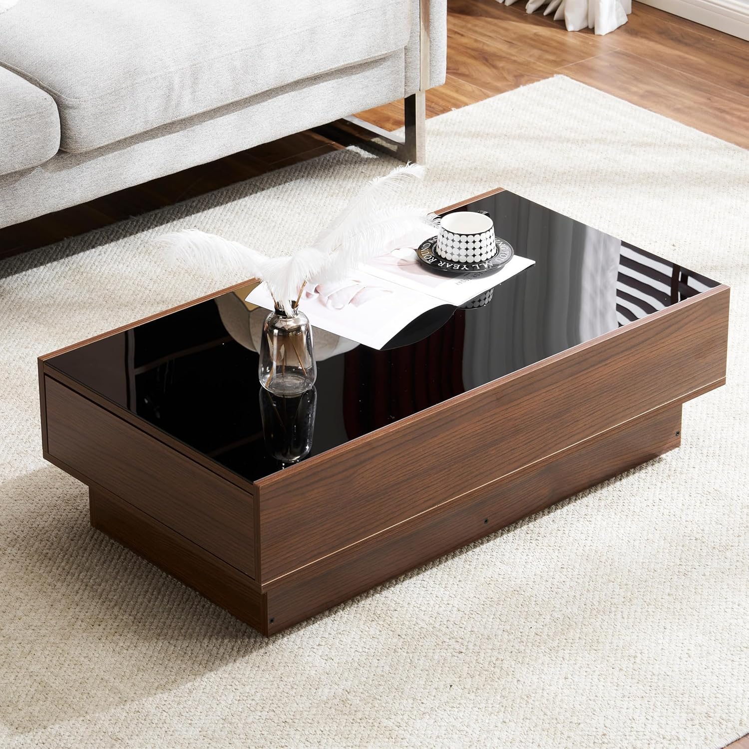 Amazon.co.jp: オーエスジェイ(OSJ) ローテーブル ガラステーブル 高級